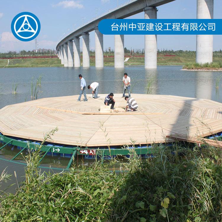 中亚水上工程报价 水上平台浮筒 遵义浮筒