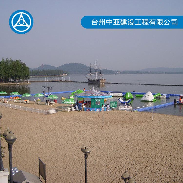 河池浮筒 水上乐园平台浮筒 中亚水上工程商家
