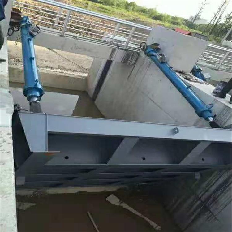 金华水利自控翻板钢闸门 液压双控翻板闸门 支持定做【瑞鑫水工】