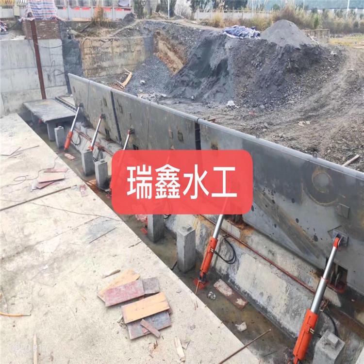 台州自控翻板钢闸门 卧床式翻板闸门 现货供应【瑞鑫水工】