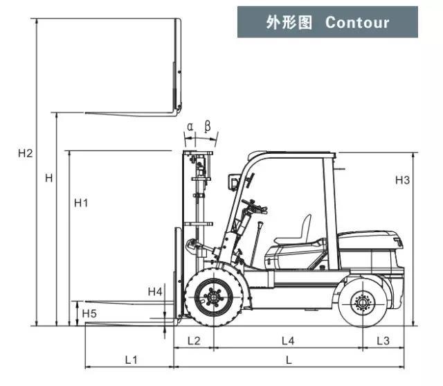 路桥叉车 至力机械 柴油越野叉车