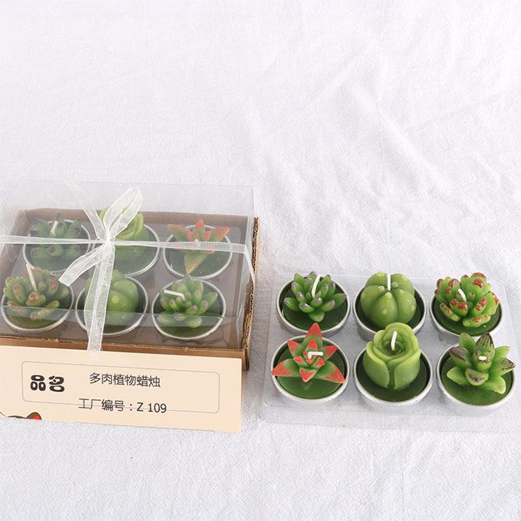 圣坤蜡艺 仙人掌蜡烛 通辽蜡烛