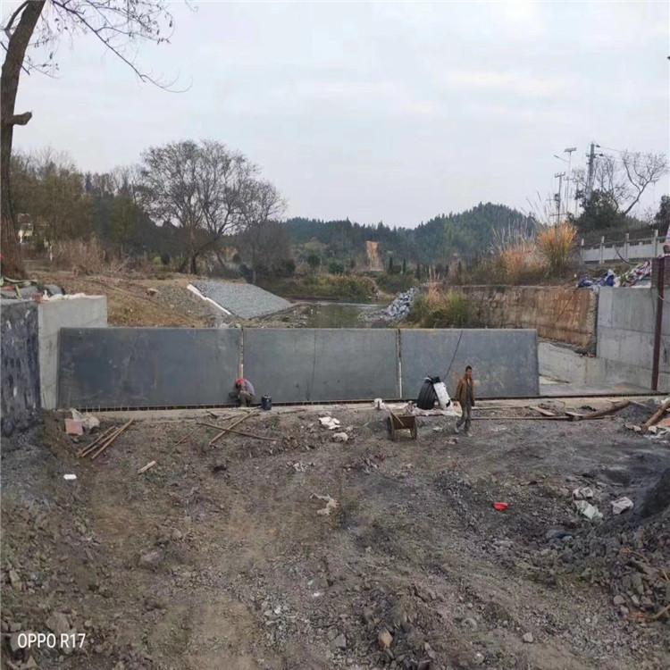 灵宝下卧式水力翻板闸门 液压翻板闸门 定做厂家【瑞鑫水工】