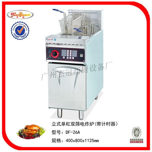 杰冠立式炸炉 电脑版炸炉自动过滤炸炉 连柜炸炉汉堡店炸炉