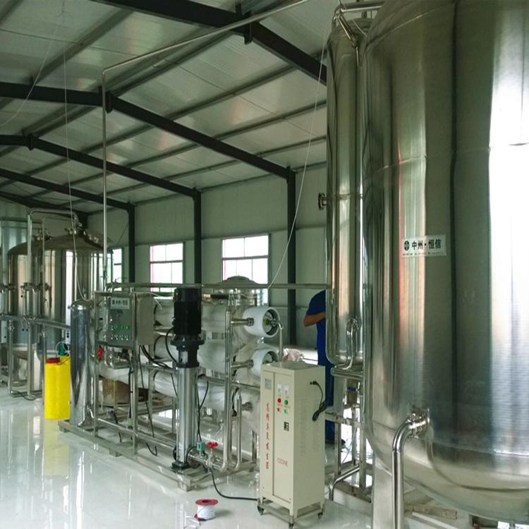 反渗透纯净水处理设备RO单级双级工业高纯水设备大桶水处理设备
