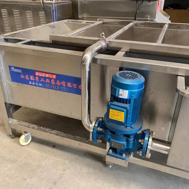 辣椒喷淋式清洗机  气泡翻浪清洗机  大型高压翻浪喷淋洗菜机  莲藕去泥毛辊清洗机