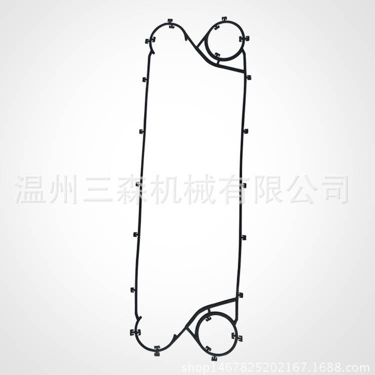 板式换热器密封圈 冷却器密封件 橡胶垫 各种异形胶垫 BR0.5 耐酸碱 密封垫片 密封件 黑色胶条 换热器密封垫