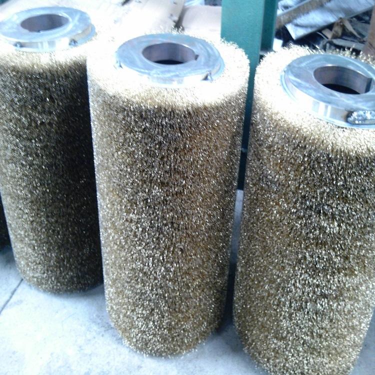不锈钢钢丝轮 钢丝刷辊 钢丝辊 钢丝轮 去毛刺毛刷