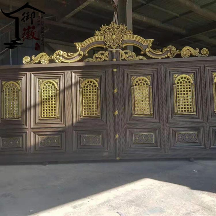 安徽铝艺门 别墅豪华铝艺门 小区铝艺门价格