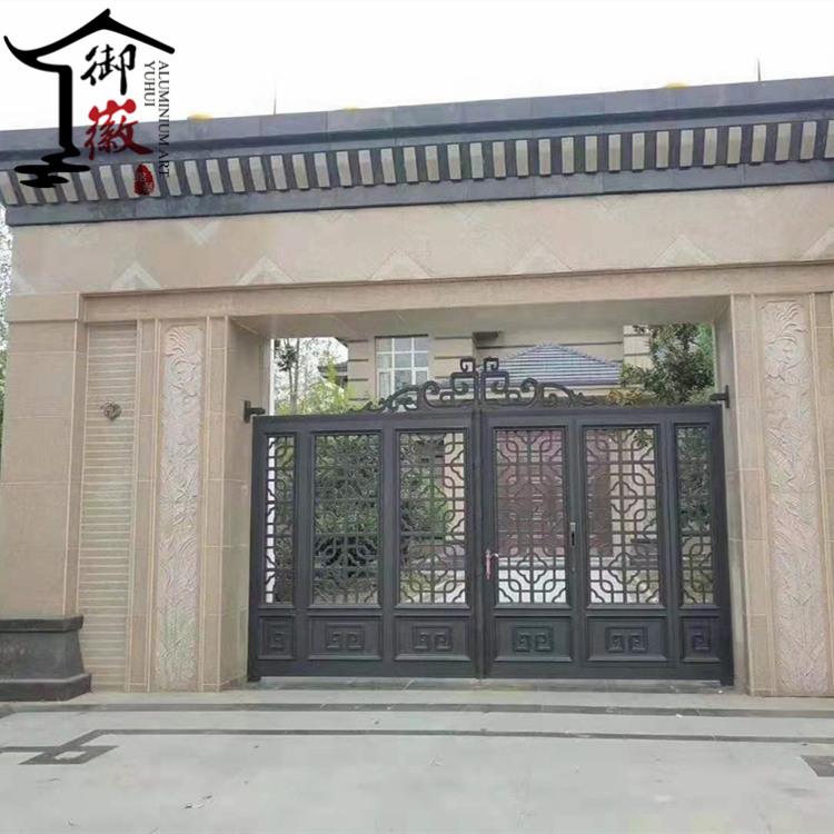 合肥别墅大门 别墅铝合金大门 小区大门定制