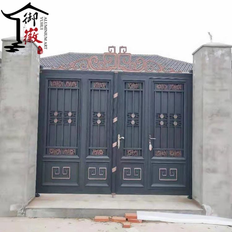 铸铝别墅门价格 欧式别墅门 定制铝艺别墅大门