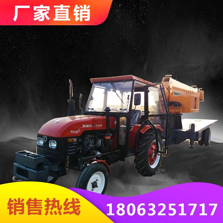 12吨拖拉机随车吊厂家 供应双桥拖拉机随车吊 吊集装箱拖拉机盘子吊