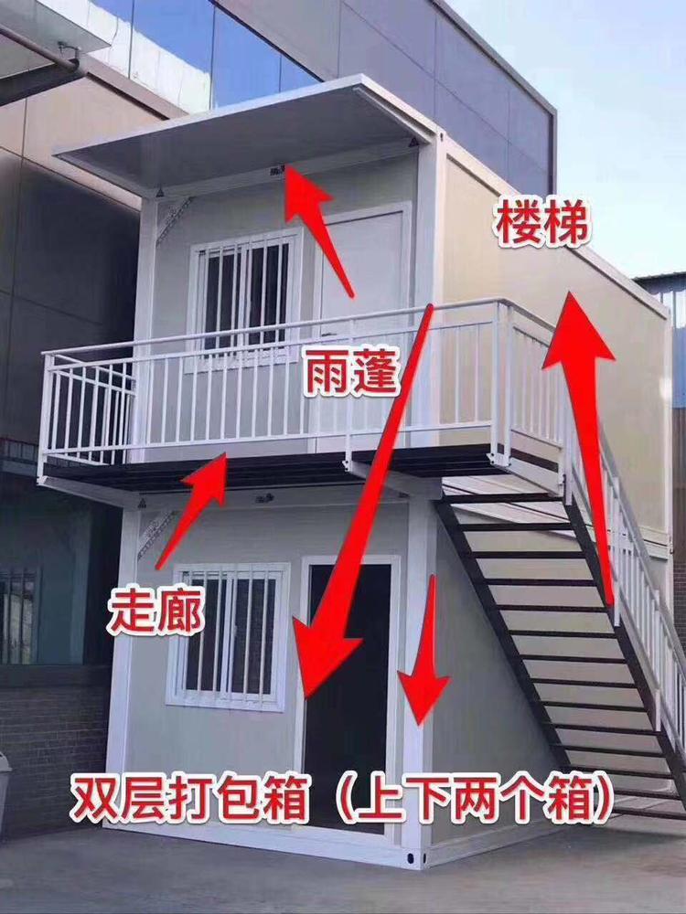 潍坊打包箱房 昊杰 打包箱房批发厂家 山东打包箱房