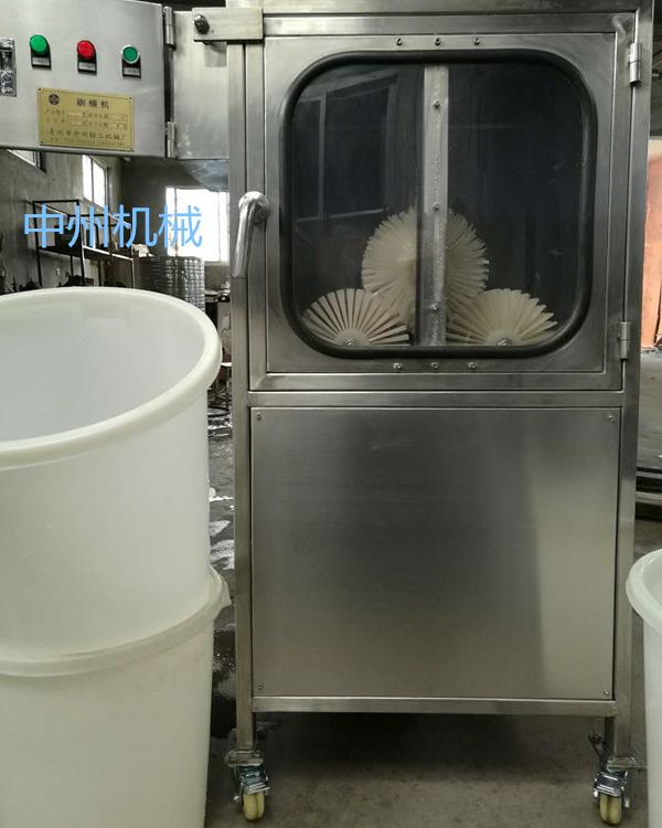 刷桶机定制 20L-60L物料桶清洗机械设备 内外刷桶机 工业洗桶机 清洗除垢设备