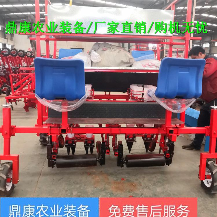 四行蔬菜药材移栽机简单易操作厂家直销 新型农业机械厂家定制