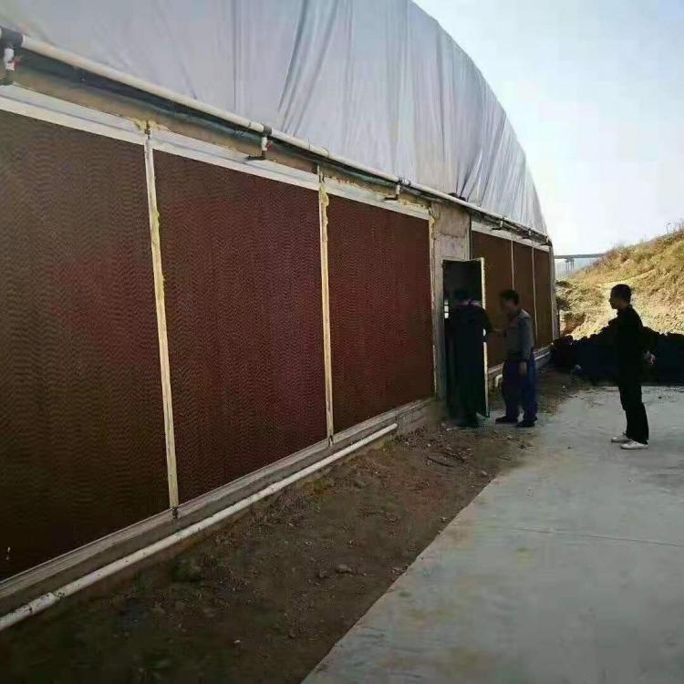 山东多面体厂家定制15公分降温水帘湿帘 风机专用水帘纸