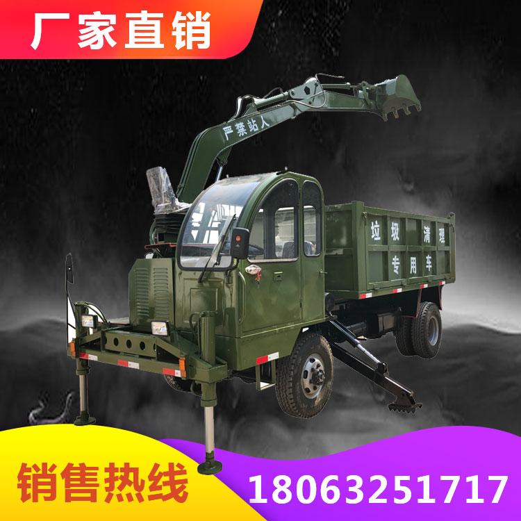 山东四不像随车挖 随车挖随车吊自卸车价格 轮式吊挖一体车厂家