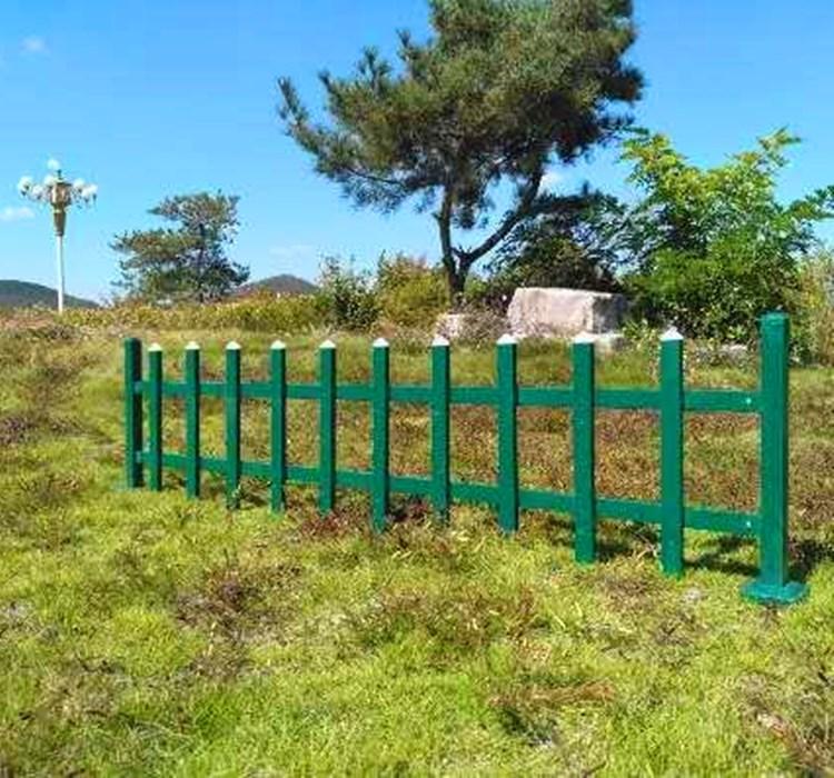 定制锌钢草坪护栏小区别墅围栏铁艺栅栏铝合围墙园林绿化护栏户外工程围栏