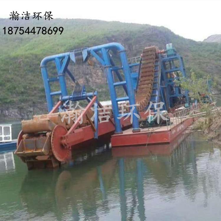 大型淘金船_瀚洁_定做挖金选金船供应商