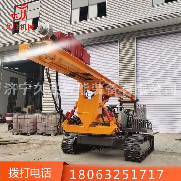 履带式液压锤打桩机光伏打桩机 履带式钢管压桩机生产厂家 3米太阳能履带打桩机