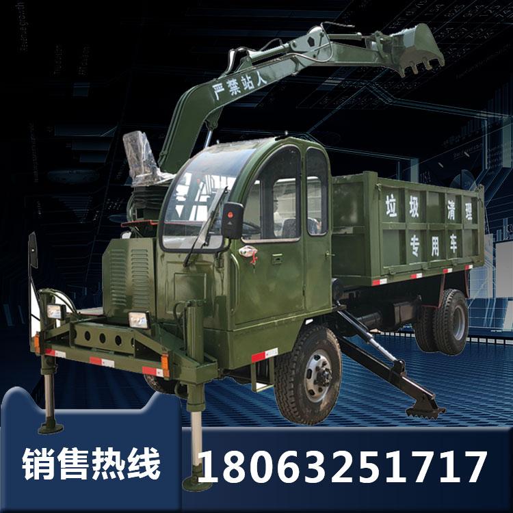 白事专用四不像挖吊一体机 四驱四不像随车挖掘机 大马力挖沙挖土随车挖厂家