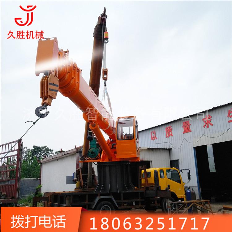 8吨小型船吊甲板吊 直售固定式渔船船用起重机 船上吊码头小吊机