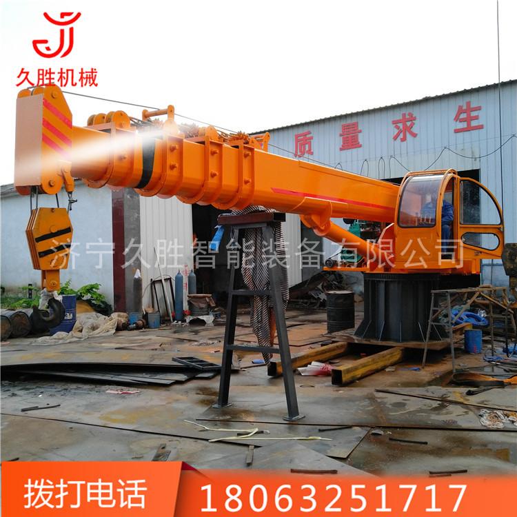 码头港口吊机 渔船用甲板船尾起重机操作灵活 大中小型可旋转船吊