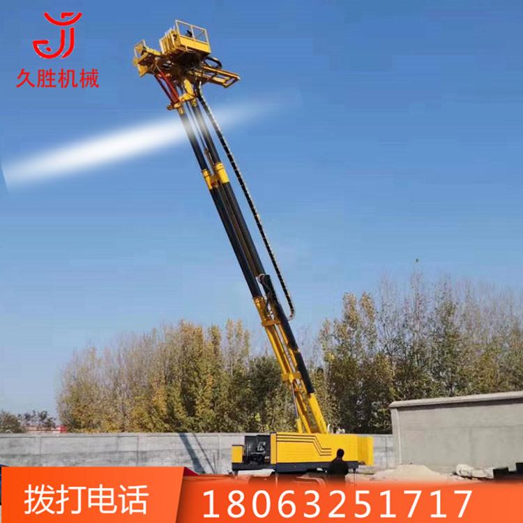 全液压履带式锚固钻机 深基坑支护钻机 4米回转式推进护坡钻机