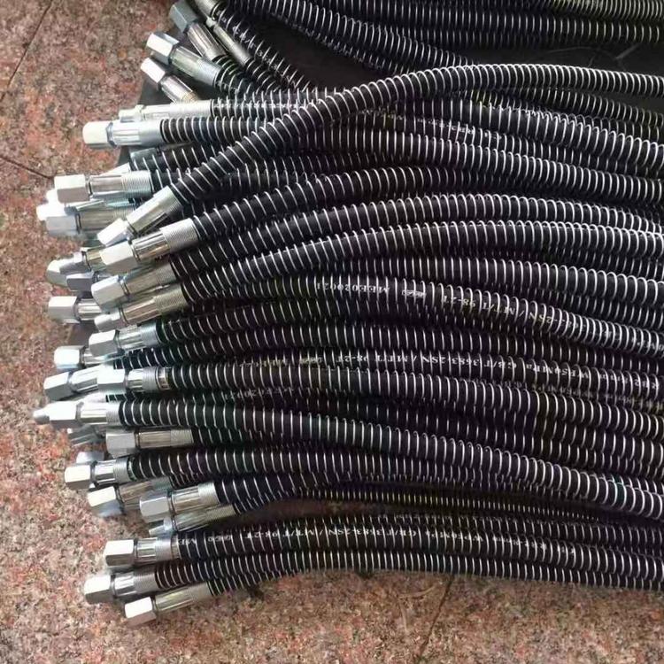 高压油管液压胶管工程机械挖掘机破碎锤耐高温耐高压四层钢丝胶