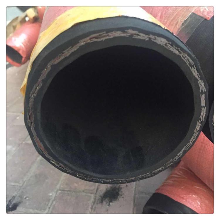 钢丝编织缠绕胶管低压夹布夹线管大口径吸排泥浆管