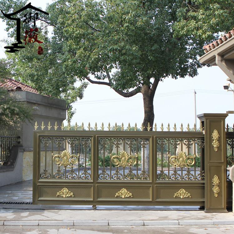 合肥别墅铝艺大门 合肥别墅门订制 别墅室外门
