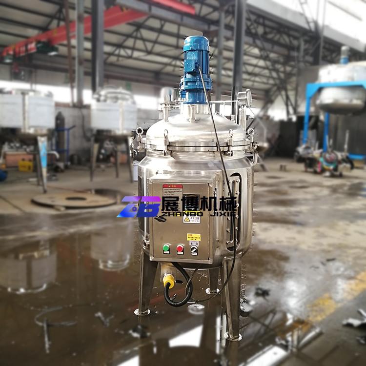 半吨液体搅拌机火锅底料夹套降温搅拌罐可恒温控温不锈钢发酵罐