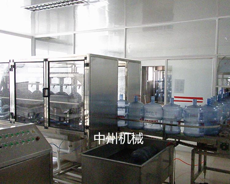 大桶水刷桶机桶装水刷桶机拔盖机 纯净水桶矿泉水桶清洗除垢设备