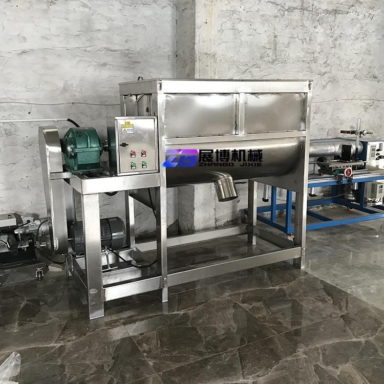 化工卧式螺带混合机304不锈钢卧式搅拌机1立方粉体槽型混合机现货