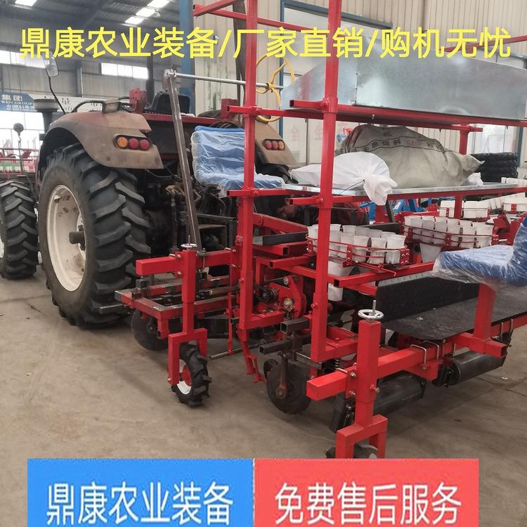 采购蔬菜移栽机药材移栽机鼎康生产厂家直销 多功能一体化旋耕移栽机