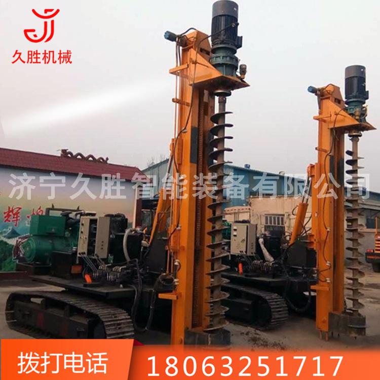 履带式潜孔钻机 全地形斜坡打孔的光伏打桩机 斜坡施工潜孔钻机