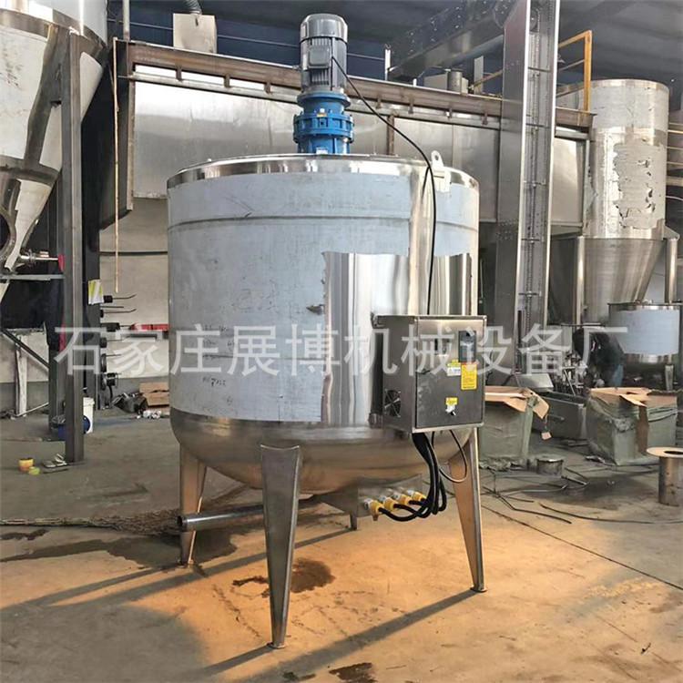 不锈钢溶解罐定制5吨大型药肥复配罐密封真空发酵罐双层冷热缸