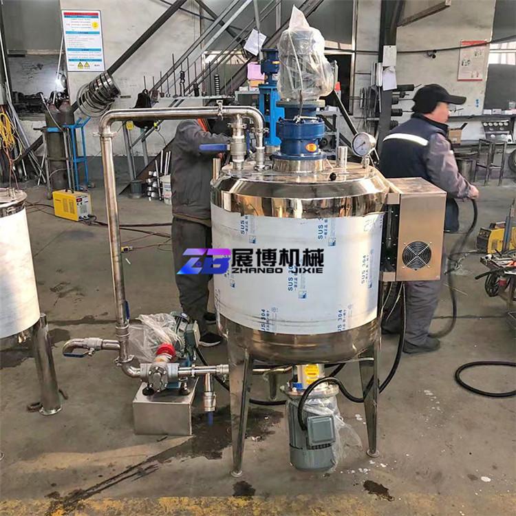 厂家直销多功能不锈钢加热乳化罐饮料乳品液体混合搅拌罐