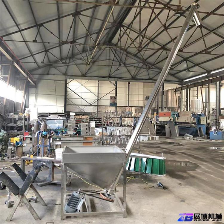 专业定制颗粒绞龙上料机可移动螺旋上料机管式输送机