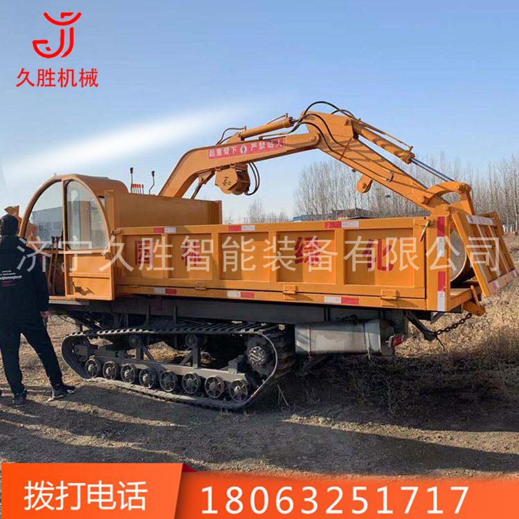 厂家供应两用履带式随车挖 农用履带运输随车挖 全液压四不像随车挖