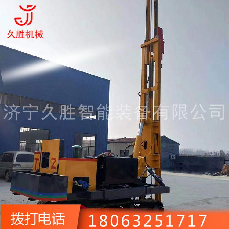 履带光伏打桩机厂家 太阳能光伏打桩机价格 5米8米光伏螺旋打桩机
