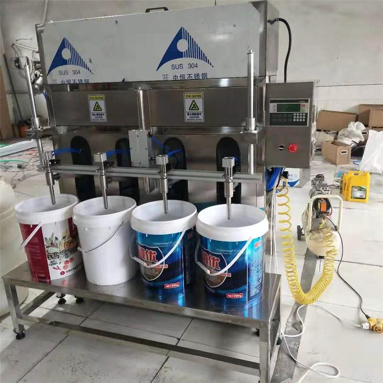 厂家供应 灌装机_液体灌装机_酒水灌装机_4头液体灌装机