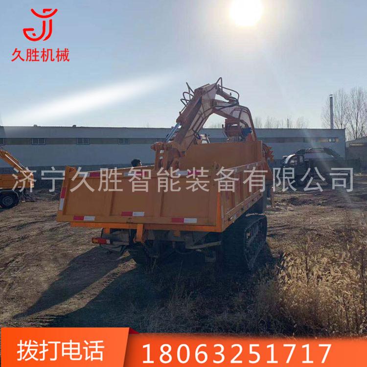 履带式随车吊加装小挖 山区拉木材履带随车挖 履带运输车加装挖臂