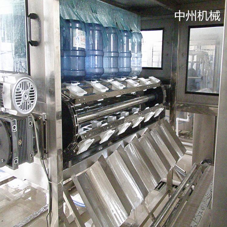 【中州机械】大桶水灌装机水处理设备一站式采购大桶纯净水矿泉水灌装机械设备 900桶装大桶水灌装包装生产线