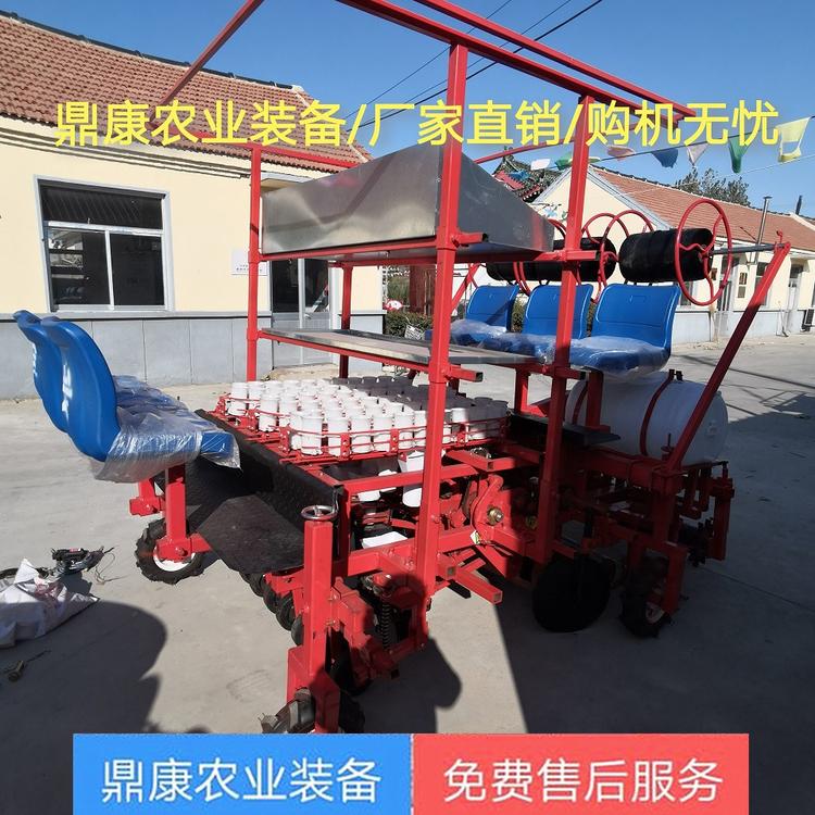 洋葱移栽机施肥覆膜打孔机一体机 多功能药材移栽机蔬菜移栽机