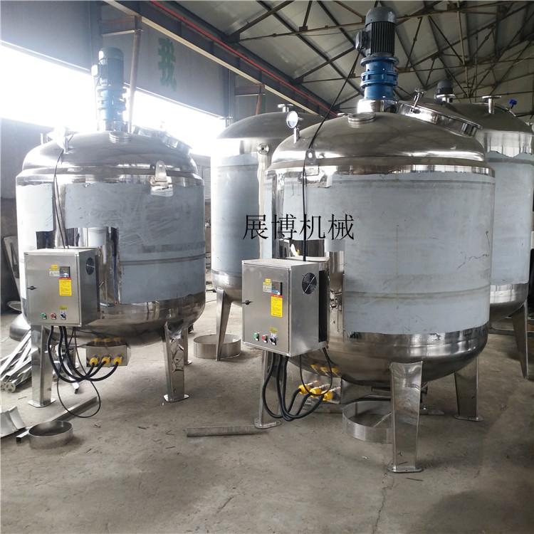 大型10吨液体搅拌机化工加热搅拌罐304不锈钢密封搅拌桶现货