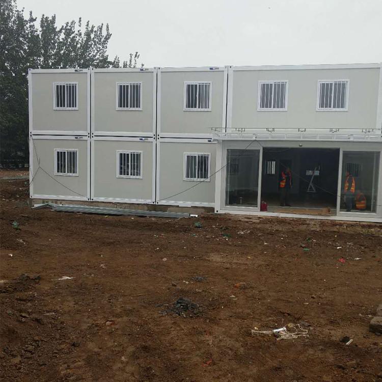 山东潍坊打包箱房 盛元打包箱房 工地临建箱式板房 材料批发 山东箱式板房价格