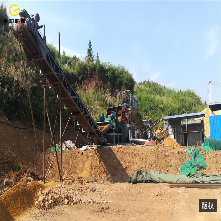 双叶轮洗砂机 大型洗石设备 双螺旋洗沙机