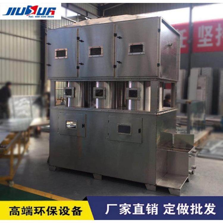 方形旋流塔 不锈钢方形旋风洗涤塔 不锈钢喷淋塔厂家 喷漆房有机废气处理环保设备