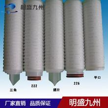 微孔折叠滤芯10寸0.22um精密过滤器滤芯
